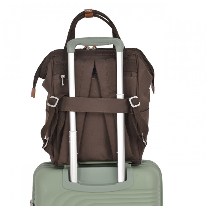 Mochila Urban castanho