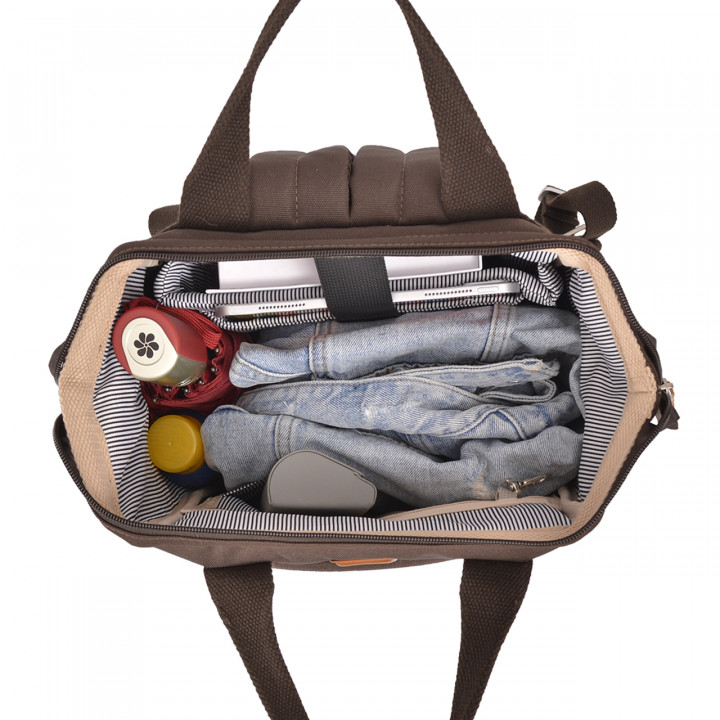Mochila Urban castanho
