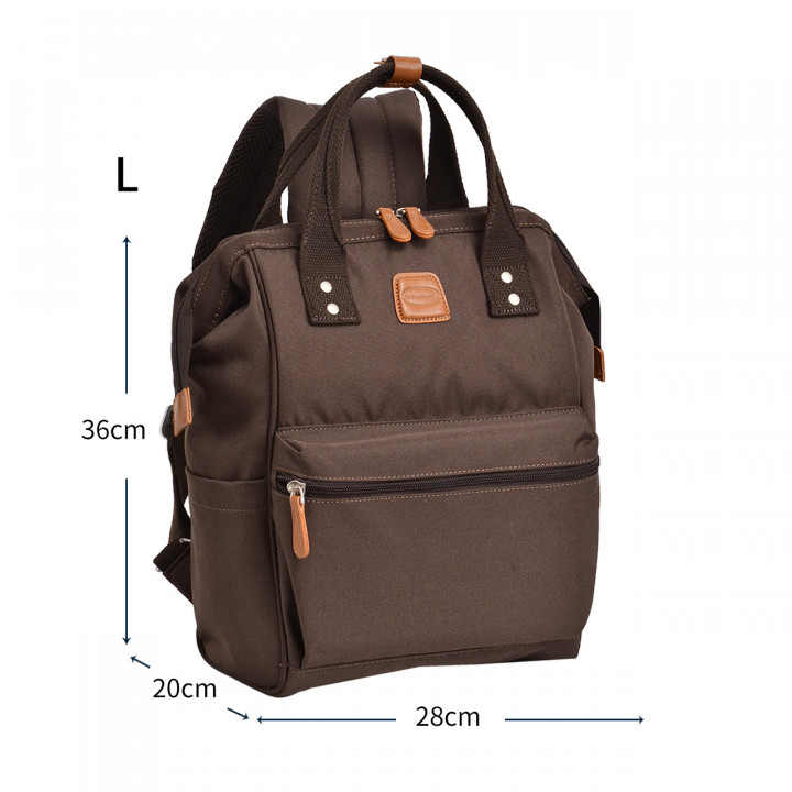 Mochila Urban castanho